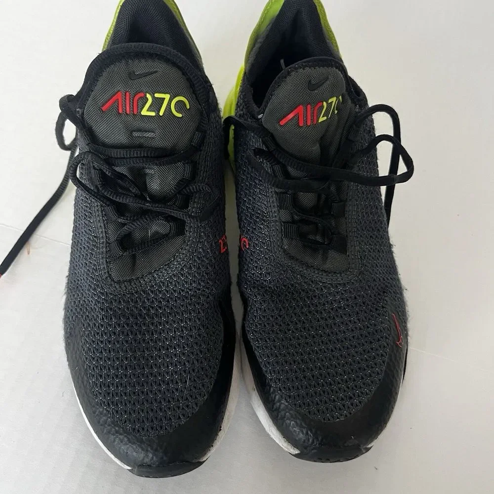 Nike Black and Neon Green 270C - Picture 8 of 8